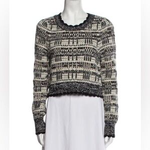 House Of Harlow Scallop Hem Sweater XL